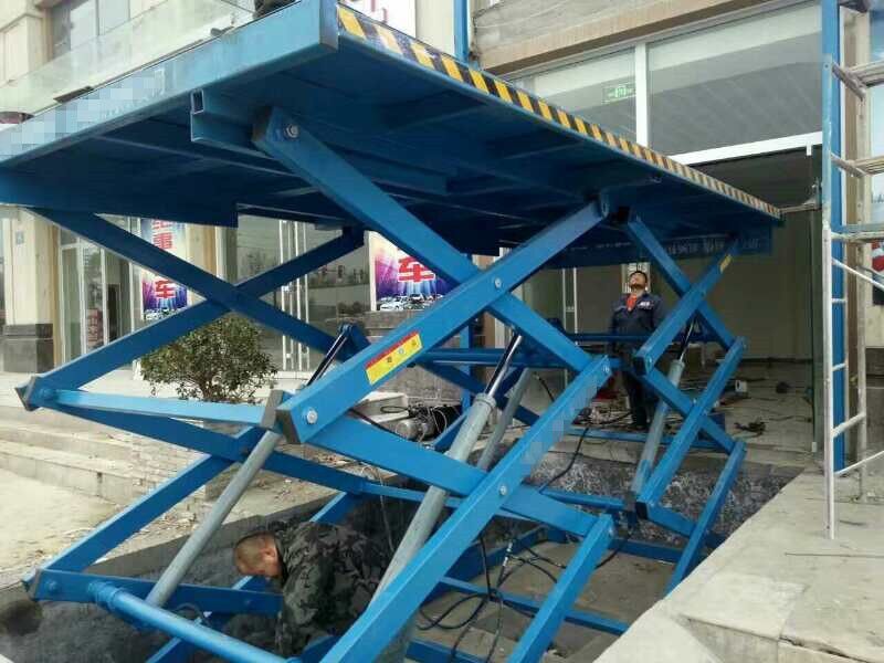 北海固定剪叉式升降货梯